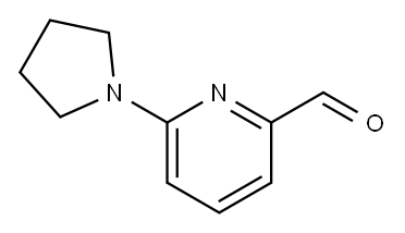 6-PYRROLIDIN-1-YLPYRIDINE-2-CARBALDEHYDE Structure