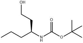 카르바민산,[(1S)-1-(2-히드록시에틸)부틸]-,1,1-디메틸에틸에스테르(9CI) 구조식 이미지