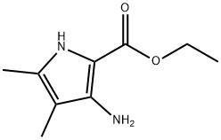 1H-Pyrrole-2-carboxylicacid,3-amino-4,5-dimethyl-,ethylester(9CI) 구조식 이미지