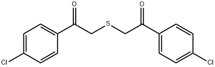 1-(4-CHLORO-PHENYL)-2-[2-(4-CHLORO-PHENYL)-2-OXO-ETHYLSULFANYL]-ETHANONE Structure