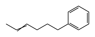 TRANS-6-PHENYL-2-HEXENE Structure