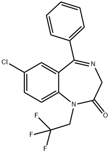 HALAZEPAM CIV (200 MG) (AS) Structure
