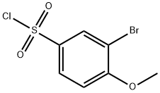 3-브로모-4-메톡시-벤젠술포닐염화물 구조식 이미지