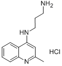 4-(3-AMINOPROP-1-YL)AMINO-2-METHYLQUINOLINE HYDROCHLORIDE Structure