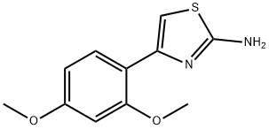 4-(2,4-DIMETHOXY-PHENYL)-THIAZOL-2-YLAMINE Structure