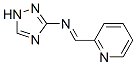 N-(2-Pyridinylmethylene)-1H-1,2,4-triazol-3-amine Structure