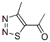 Ethanone, 1-(4-methyl-1,2,3-thiadiazol-5-yl)- (9CI) 구조식 이미지