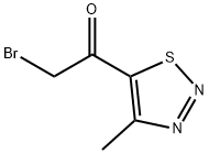 Ethanone, 2-bromo-1-(4-methyl-1,2,3-thiadiazol-5-yl)- (9CI) 구조식 이미지