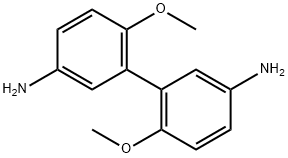 2,2'-디메톡시비페닐-5,5'-디아민 구조식 이미지
