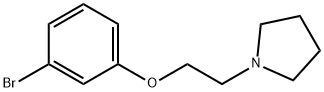 1-[2-(3-BROMOPHENOXY)ETHYL]-PYRROLIDINE Structure