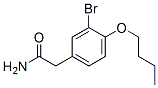 2-(3-Bromo-4-butoxyphenyl)acetamide Structure