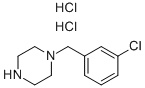 1-(3-클로로-벤질)-피페라진이수소화물 구조식 이미지