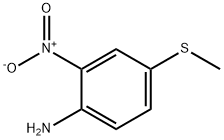 4-(Methylsulfanyl)-2-nitroaniline 구조식 이미지