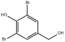 3,5-디브로모-4-하이드록시벤질알코올 구조식 이미지
