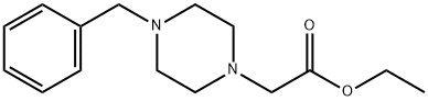1-BENZYL-4-(ETHOXYCARBONYLMETHYL)PIPERAZINE Structure