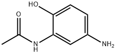N-(5-Amino-2-hydroxyphenyl)acetamide 구조식 이미지