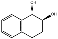 (1S,2S)-trans-1,2,3,4-Tetrahydro-1,2-naphthalenediol 구조식 이미지