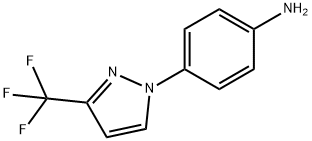 4-[3-(TRIFLUOROMETHYL)-1H-PYRAZOL-1-YL]ANILINE Structure