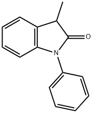 3-METHYL-1-PHENYLINDOLIN-2-ONE 구조식 이미지