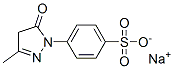 sodium p-(4,5-dihydro-3-methyl-5-oxo-1H-pyrazol-1-yl)benzenesulphonate Structure