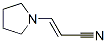 2-Propenenitrile,3-(1-pyrrolidinyl)-,(E)-(9CI) Structure