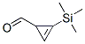 2-Cyclopropene-1-carboxaldehyde, 2-(trimethylsilyl)- (9CI) Structure