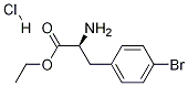 Ethyl (S)-2-aMino-3-(4-broMophenyl) propanoate hydrochloride 구조식 이미지
