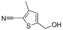 2-Thiophenecarbonitrile, 5-(hydroxymethyl)-3-methyl- (9CI) Structure
