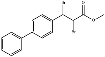 methyl 2,3-dibromo-3-(4-phenylphenyl)propanoate Structure