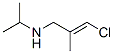 (E)-3-클로로-N-이소프로필-2-메틸-2-프로펜-1-아민 구조식 이미지
