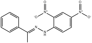 (E)-아세토페논2,4-디니트로페닐히드라존 구조식 이미지