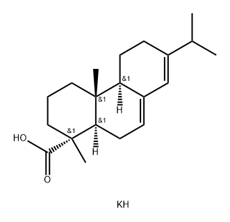 potassium abietate  구조식 이미지