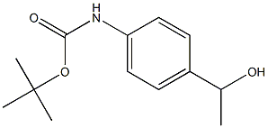 1-(4-BOC-AMINO-PHENYL)-ETHANOL Structure