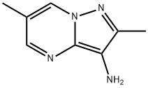 Pyrazolo[1,5-a]pyrimidin-3-amine,  2,6-dimethyl- Structure