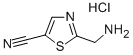 2-(AMINOMETHYL)THIAZOLE-5-CARBONITRILE HYDROCHLORIDE Structure