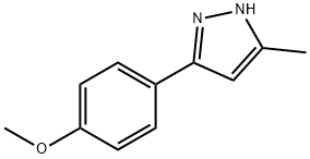 METHYL 4-(5-METHYL-1H-PYRAZOL-3-YL)PHENYL ETHER Structure