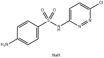 Sulfachloropyridazine sodium 구조식 이미지