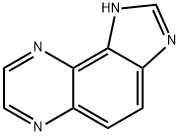 1H-Imidazo[4,5-f]quinoxaline(9CI) 구조식 이미지