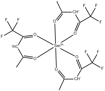 SAMARIUM TRIFLUOROACETYLACETONATE Structure