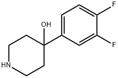 4-(3,4-DIFLUOROPHENYL)-4-PIPERIDINOL Structure