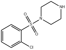 1-[(2-chlorophenyl)sulfonyl]piperazine Structure