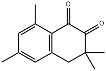 3,3,6,8-TETRAMETHYL-1,2,3,4-TETRAHYDRONAPHTHALENE-1,2-DIONE Structure