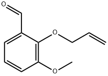 2-(ALLYLOXY)-3-METHOXYBENZENECARBALDEHYDE Structure