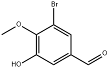 3-BROMO-5-HYDROXY-4-METHOXYBENZALDEHYDE Structure
