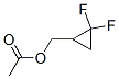 시클로프로판메탄올,2,2-디플루오로-,아세테이트(9CI) 구조식 이미지