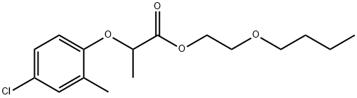 MECOPROP-2-BUTOXYETHYL ESTER 구조식 이미지