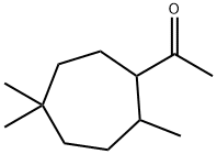 1-(2,5,5-trimethylcycloheptyl)ethan-1-one Structure