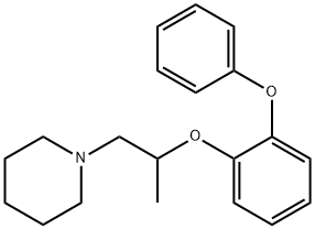 1-[2-(2-Phenoxyphenoxy)propyl]piperidine Structure