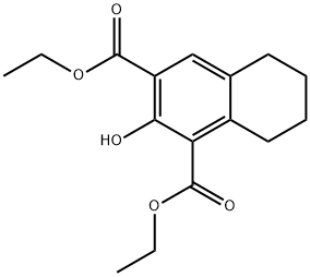 Diethyl 2-hydroxy-5,6,7,8-tetrahydronaphthalene-1,3-dicarboxylate, 98% Structure