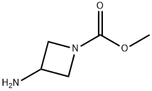 1-Azetidinecarboxylicacid,3-amino-,methylester Structure